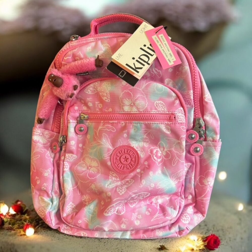 Kipling NEW Seoul GARDEN CLOUDS Backpack
